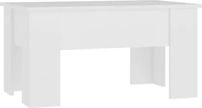 Obrázek produktu pro vidaXL Konferenční stolek bílý 79x49x41 cm Materiál dřevo