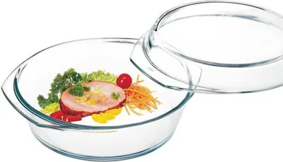 Immagine prodotto di BOHEMIA CRISTAL ciotola rotonda con coperchio piatto 2 litri