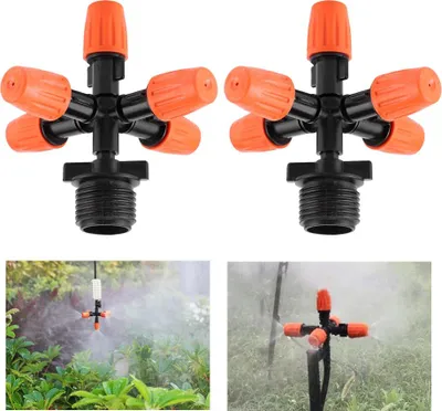Obrázok produktu pre Mužský závit G1/2 Záhradný nastaviteľný rozprašovač dýzy Micro Drip Zavlažovací postrekovač