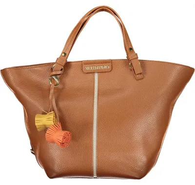 Produktbild von Elegante Braune Damentasche mit Reißverschluss und Schlüsselnanhänger