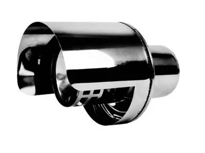 Immagine prodotto di Raccordo per pellet a parete singola, a prova di pioggia, in acciaio inox 304 - diametro 80 mm