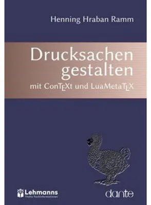 Obrázok produktu pre Drucksachen gestalten mit ConTEXt und LuaMetaTEX
