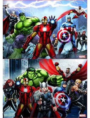 Image de 2 puzzles super heros avengers 100 pieces - educa - 15771