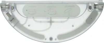 Produktbild von vhbw Bodenplatte Halterung kompatibel mit Xiaomi Mijia 1C Saugroboter, Roboterstaubsauger - Bodendeckel, Transparent