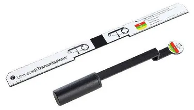 Immagine prodotto di Tendicinghia GATES Per il controllo di ECO Tension Tester, nero, il peso tira la cinghia verso il basso, la tensione della cinghia impostata può quindi essere letta sul righello, mod. 25