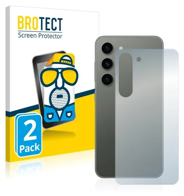 A product packaging for a screen protector with a graphic of a cartoon character and a smartphone.