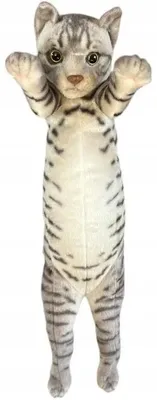 Obrázek produktu pro Stojící kočka, tmavě šedá, 55 cm – Dubi