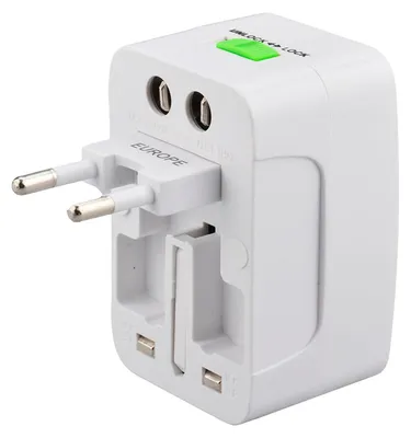 Obrázok produktu pre Univerzálna cestovná nabíjačka s adaptérom pre zásuvky, 4 v 1