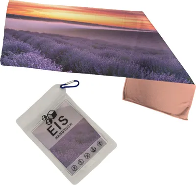 Produktbild von Lavendelfeld Sonnenaufgang Eishandtuch XL