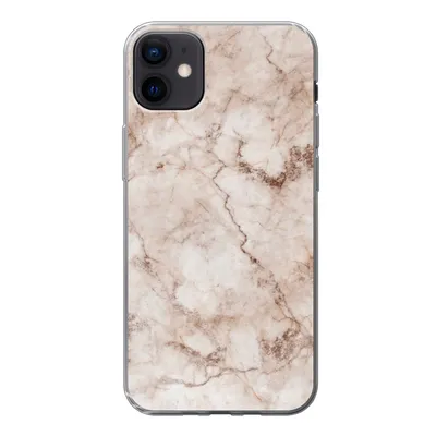 Produktbild von MuchoWow® Handyhülle Schutzhülle Hülle für iPhone 12 mini Marmor - Luxus - Braun Silikon Softcase Handy Hülle - Bild