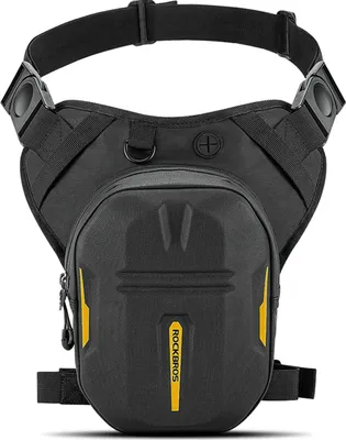 Produktbild von ROCKBROS Beintasche Schultertasche Gürteltasche, Motorrad, Schwarz