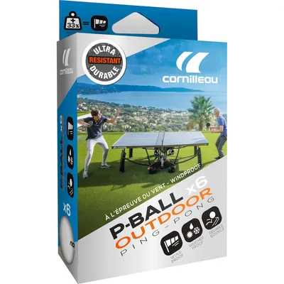 Produktbild von Cornilleau Outdoor-Tischtennisbälle Ultradurable X6