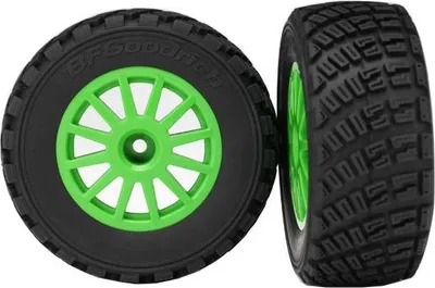 Immagine prodotto di Pneumatico Traxxas su cerchio verde