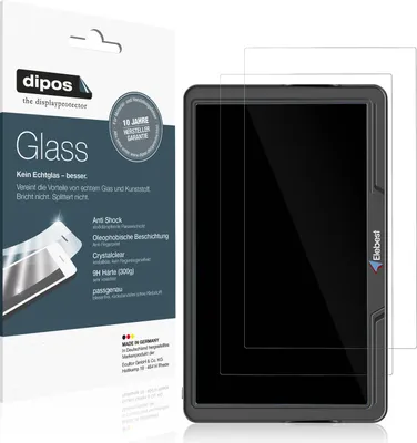 Produktbild von 2x Schutzfolie für Elebest City 90K - Anti-Shock 9H Folie dipos Glass Kunststoffglas