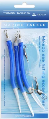 Obrázek produktu pro MIKADO MAKK RIG Boční háček Montáž na tresku Treska Barva Modrá /Háček 4/0 /Počet háčků 3