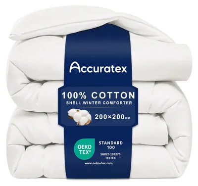 Baumwoll-Bettdecke 200x200 cm, 450 g/m², Winter, hypoallergen
