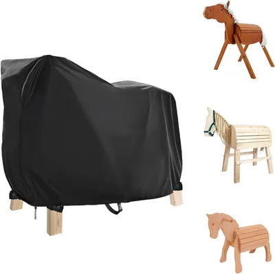 Produktbild von Abdeckplane für Holzpferd, wasserdicht, 140 x 100 x 130 cm, für den Außenschutz