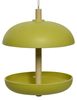 Produktbild von Decoris Vogelfutterstelle - Silo - zum Aufhangen - Bambus - grun - 25 cm