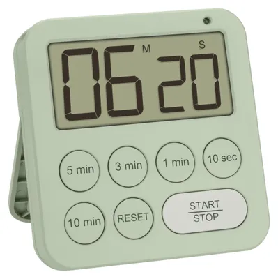 Obrázek produktu pro TFA-Dostmann 38.2056.04, Denní časovač, Zelená, Digitální, Plast, 99 min, 1,5 V