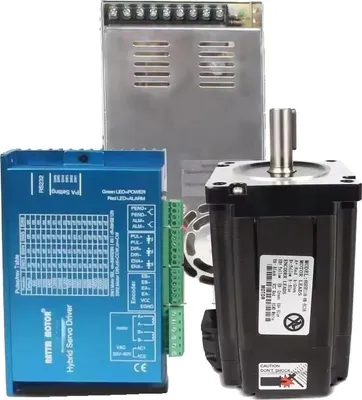 Obrázek produktu pro Servomotor, Uzavřená regulační smyčka, Vysoký jmenovitý točivý moment, S napájením