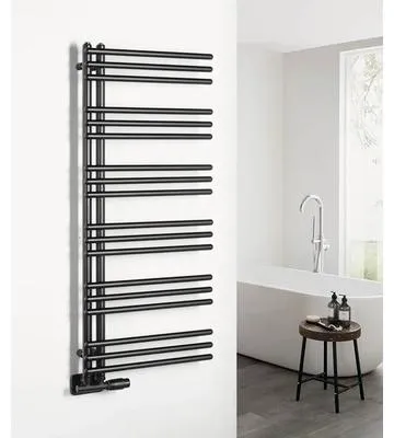Immagine prodotto di Radiatore di design Sapho 114 x 45 x 106 mm, attacco da 1/2" nella parte inferiore su un lato