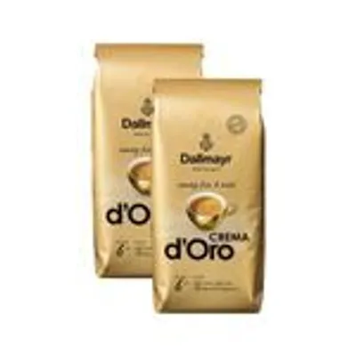 Obrázek produktu pro Dallmayr Káva Crema d Oro Celá zrna sametově jemná 1000g balení 2 ks