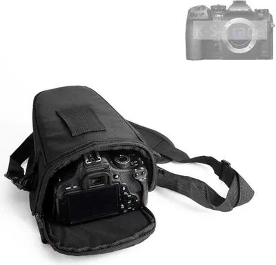 Produktbild von K-S-Trade Kameratasche Fototasche Schultertasche Umhängetasche kompatibel mit OM System OM-1 Colt  für Systemkameras Schutzhülle bag Zubehörtasche