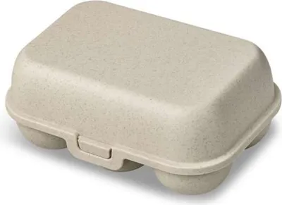 Produktbild von Koziol EGGS TO GO 6er Eierbox - 100% organic, Stapelbar, Hellbeige