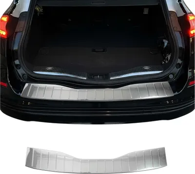 Image de Protection Seuil de Pare-chocs Arriére Pour Ford Mondeo Turnier 2015-2021 Inox