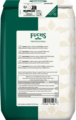 Produktbild von Fuchs Professional Schaschlik Gewürzmischung authentisch Packung 1000g