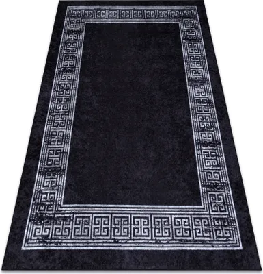 Zdjęcie produktu dla Dywan do prania MIRO 51223.807 Marmur, grecki antypoślizgowy -  / biały czarny 160x220 cm