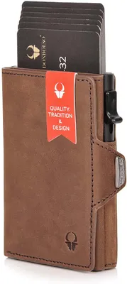 Produktbild von DONBOLSO Wallet Flip für Herren und Damen, braun -