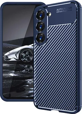 Immagine prodotto di Custodia in carbonio imoshion per Samsung Galaxy S23 - Blu