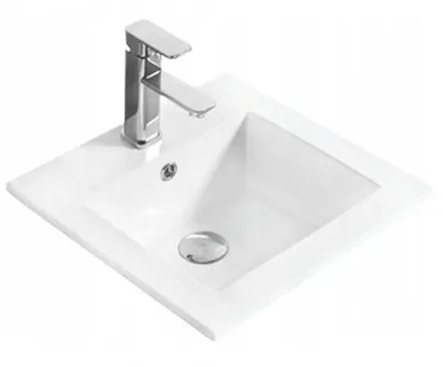 Zdjęcie produktu dla Mexen Stella umywalka wpuszczana w blat 41 x 41 cm, biała - 25454100
