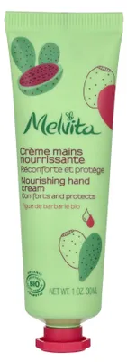 Productafbeelding van Melvita Voedende Handcrème, crème, voor dames, bij droge huid, voedend, beschermend, 30 ml, tube