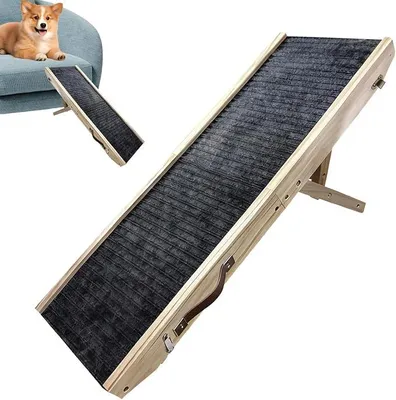 Imagen del producto de Rampa para perros, escalera plegable portátil