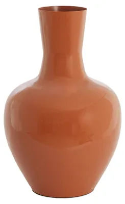 Image de Vase NANA brillant orange foncé – Ø44x69 cm