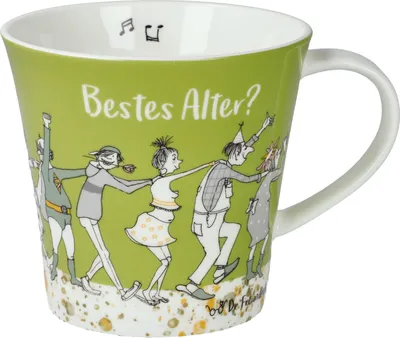 Produktbild von Goebel Coffee-/Tea Mug Barbara Freundlieb - Das beste Alter, Tasse, Becher, Fine Bone China, Bunt, 350 ml, 27001071