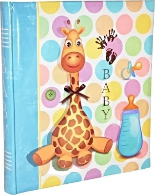 Produktbild von GIRAFE BLUE Kinder- Fotoalbum / klassisch  BB-P60  29x32