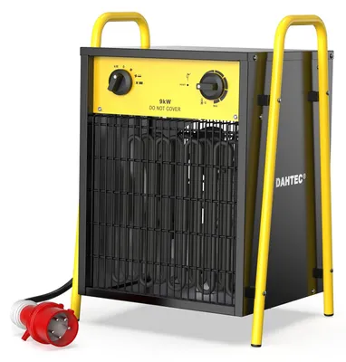 Image de Chauffage électrique ventilé de 9 kW - 400 volts - Radiateur industriel pour atelier
