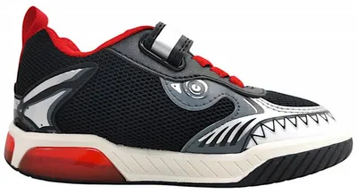 Productafbeelding van Geox INEK Kinderschuhe Jungen Halbschuhe Klettschuh Schwarz Freizeit