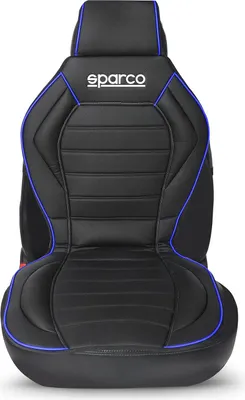 Immagine prodotto di SPARCO cuscino del sedile cuscinetto del sedile protezione del sedile universale nero blu protezione del sedile dell'auto