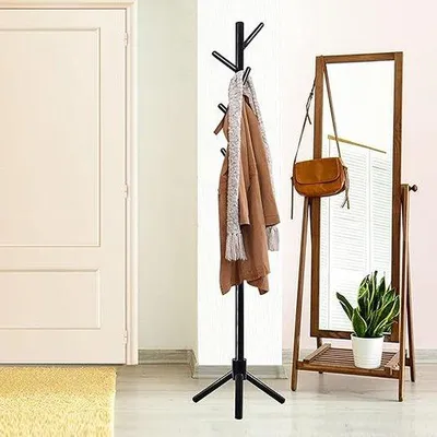Produktbild von Famanu Kleiderständer mit 8 Haken - 42 x 42 x 180 cm