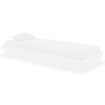 Immagine prodotto di vidaXL Letto in legno massiccio senza materasso bianco