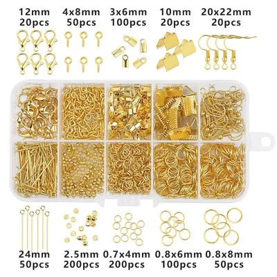 Produktbild von Schmuckzubehör - Stil TH07 - Schmuckverschlüsse und Haken - Edelstahl - DIY-Schmuckherstellung - Für Schmuckreparaturen