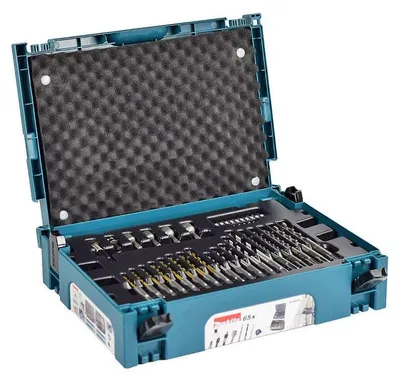 Image de Coffret de Vissage-Perçage MAKITA B-69478 à emmanchement SDS-Plus en Mak-Pac (65 pièces)