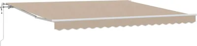 Obrázek produktu pro Maison Exclusive – výsuvná markýza, béžová, 400 x 300 cm, látka a hliník