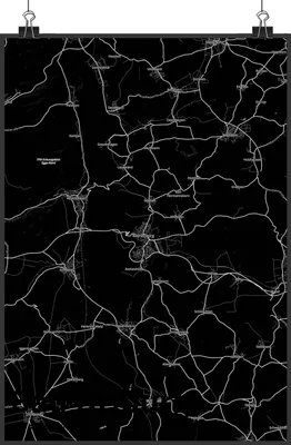 Produktbild von Mr. & Mrs. Panda Bild Bad Driburg DIN A5 - Geschenk, Kunstdruck, Plakat, Stadt, wanddeko, Dorf Karte Landkarte Map Stadtplan, drucke, Wandbild