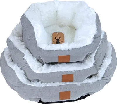 Image de Boony Est 1941 Panier blanc polaire 40 cm - Gebr de boon