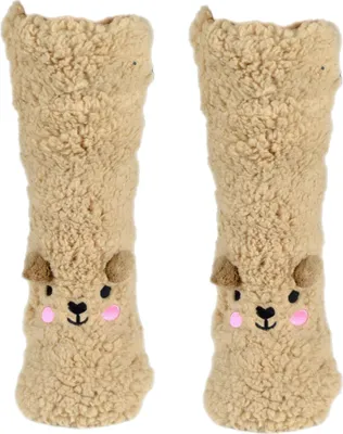 Produktbild von Frostfighter Damen Kuschelsocken Haussocken (1x Paar) ABS Sohle Wintersocken superflauschig